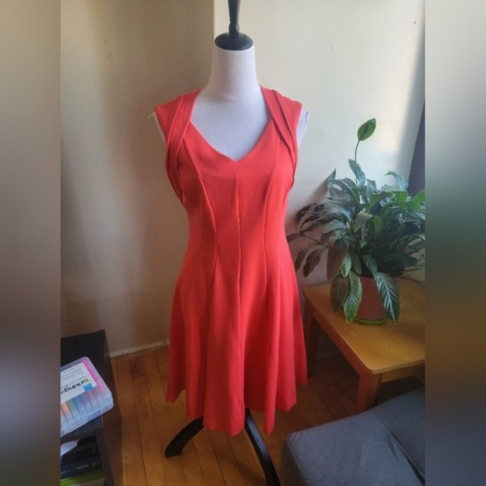 Catherine Malandrino Women Orange Dress Size 8